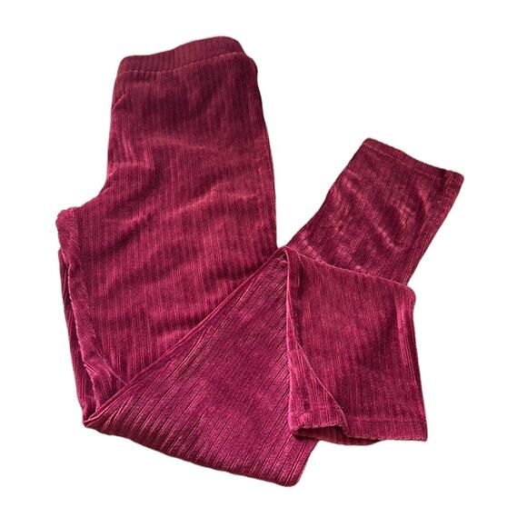 5 for $20 Art Class Wine Colored Super Soft Rib Knit Stretch Skinny Leggings - Picture 1 of 9